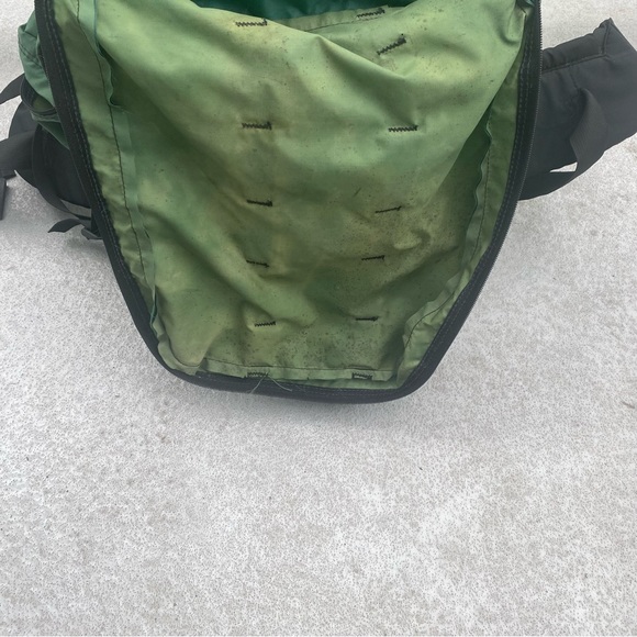 Vintage Jansport Green Aluminum External Frame Backpack Hip Wings - Picture 12 of 13